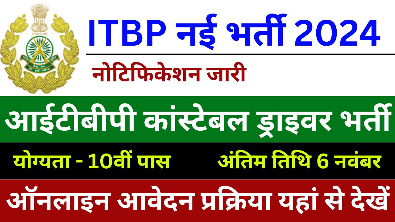 ITBP-Driver-Constable-Vacancy-आईटीबीपी-कांस्टेबल-ड्राइवर-के-545-पदों-पर-भर्ती-का-नोटफिकेशन-जारी